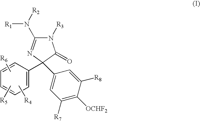 Amino-5-[substituted-4-(difluoromethoxy)phenyl]-5-phenylimidazolone compounds as beta-secretase inhibitors