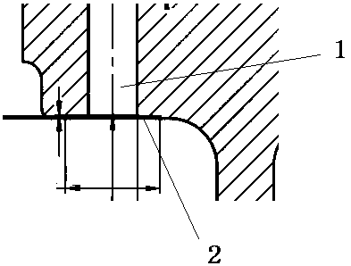 Large-diameter countersink reverse reaming tool for numerical control machining