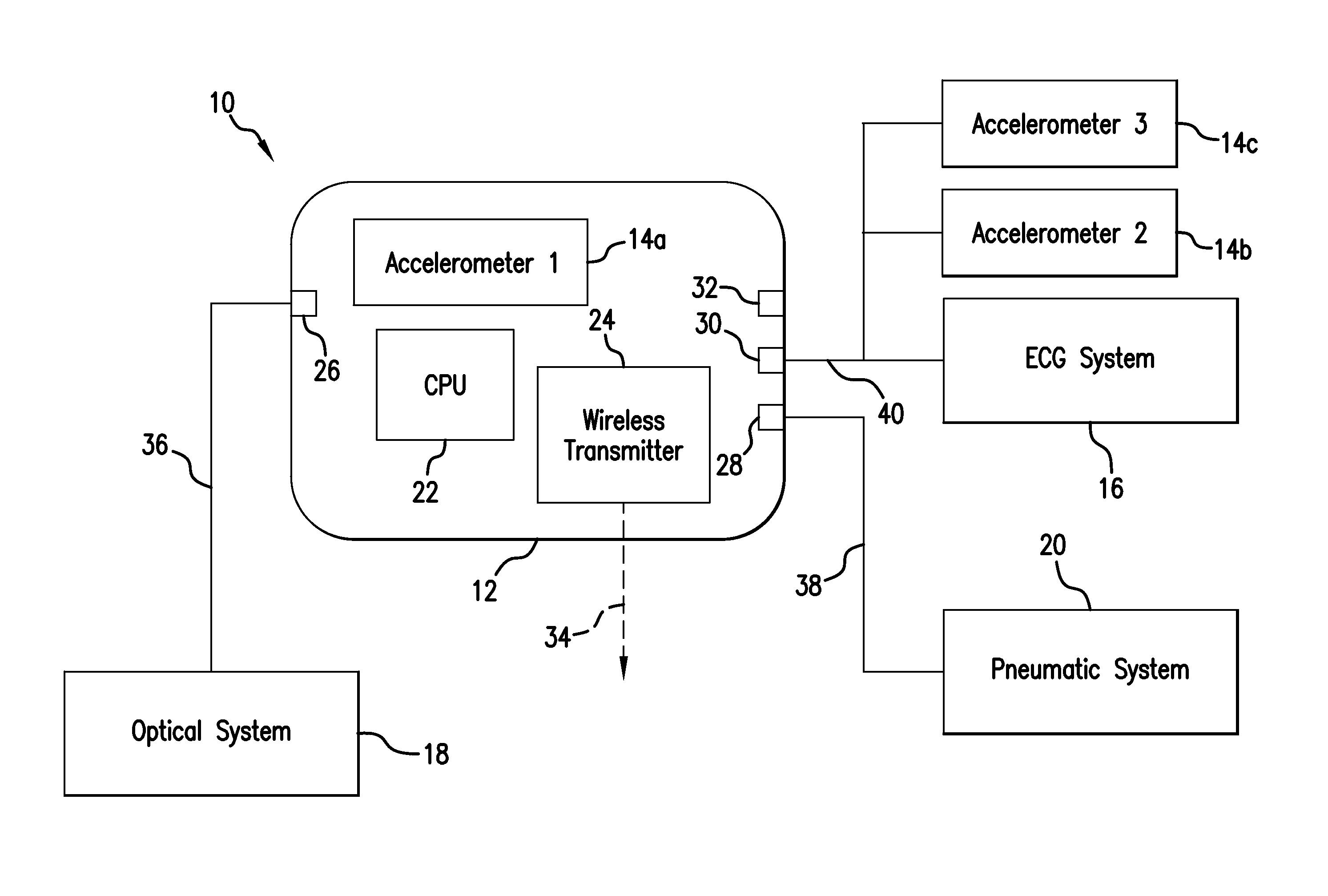 Method for continuously monitoring a patient using a body-worn device and associated system for alarms/alerts