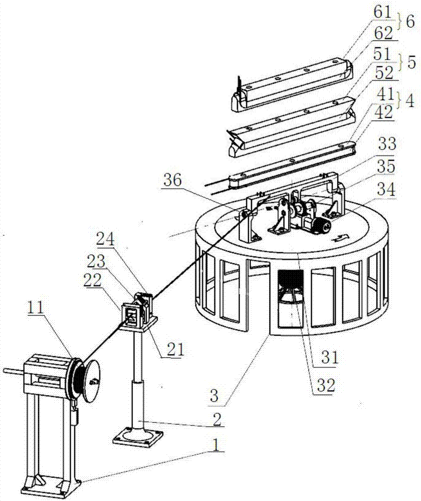 Single-layer form-wound coil winding device and method