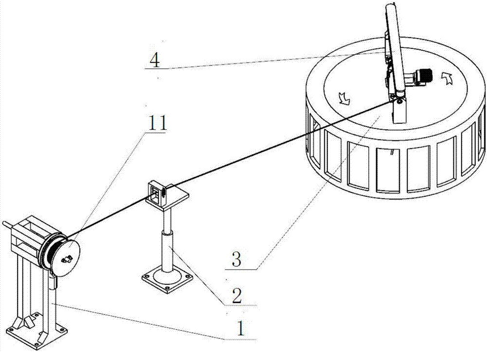 Single-layer form-wound coil winding device and method