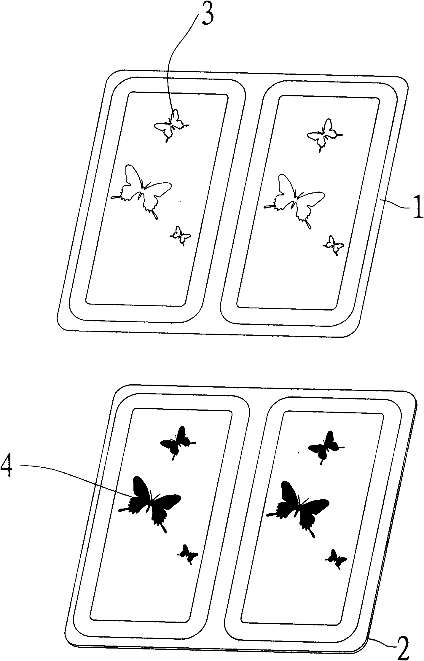 A surface-mount sheet injection-molded part and its fabrication process