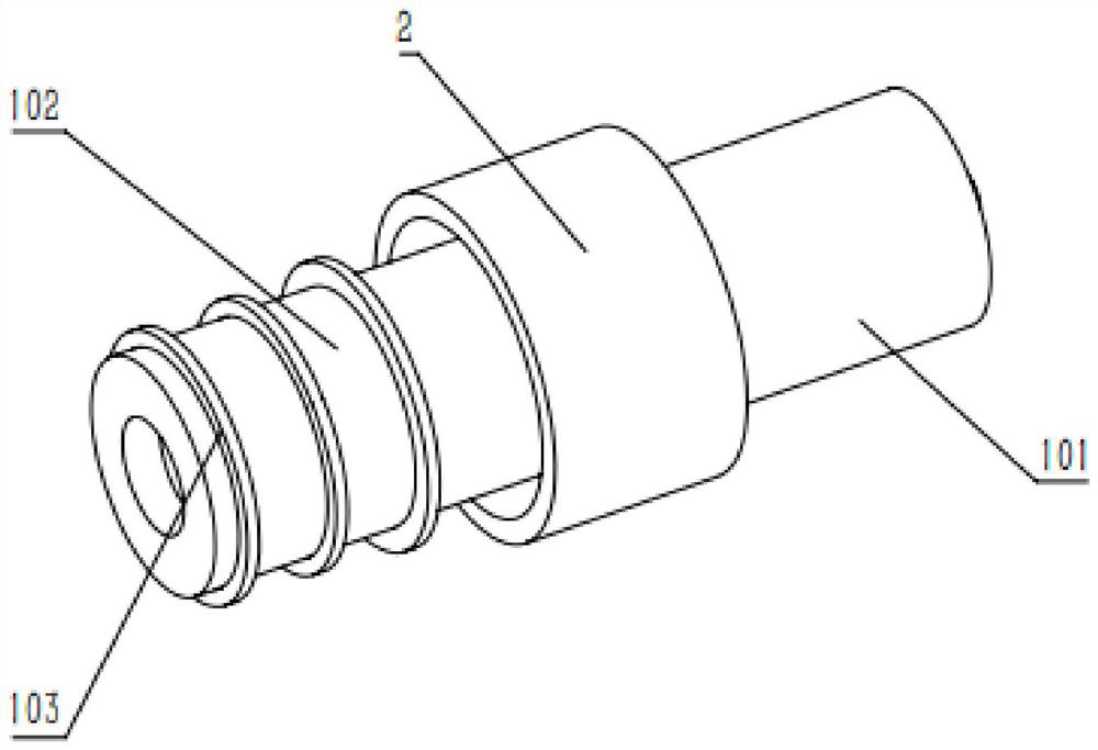 Incident light source lens cone device for multi-wavelength time-resolved fluorescence measurement device