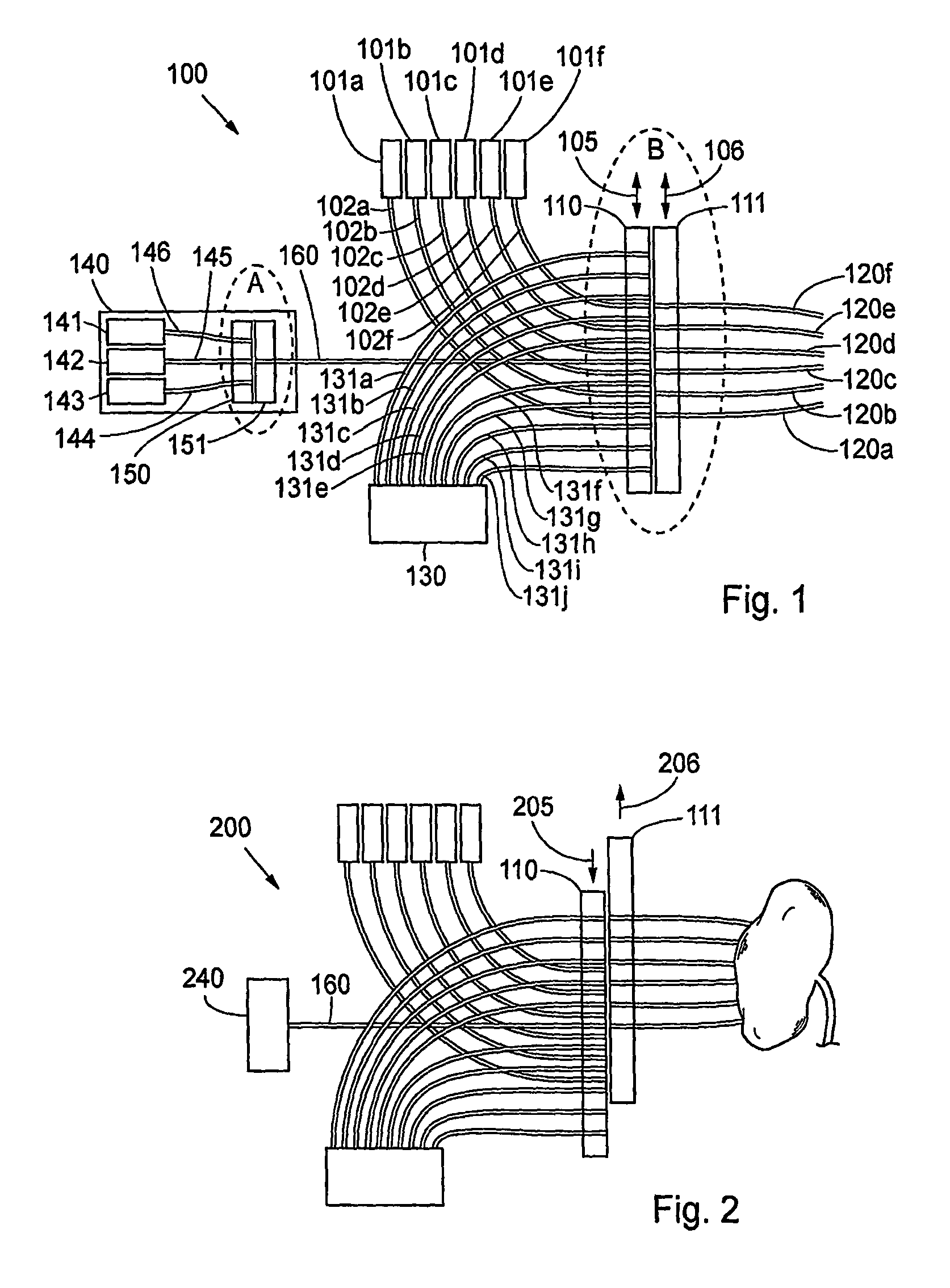 System and method for therapy and diagnosis comprising translatory distributor for distribution of radiation