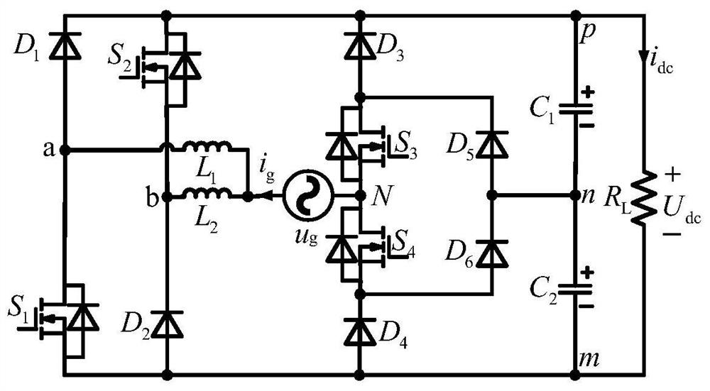 A Heterogeneous Diode Clamped Three-Level Rectifier