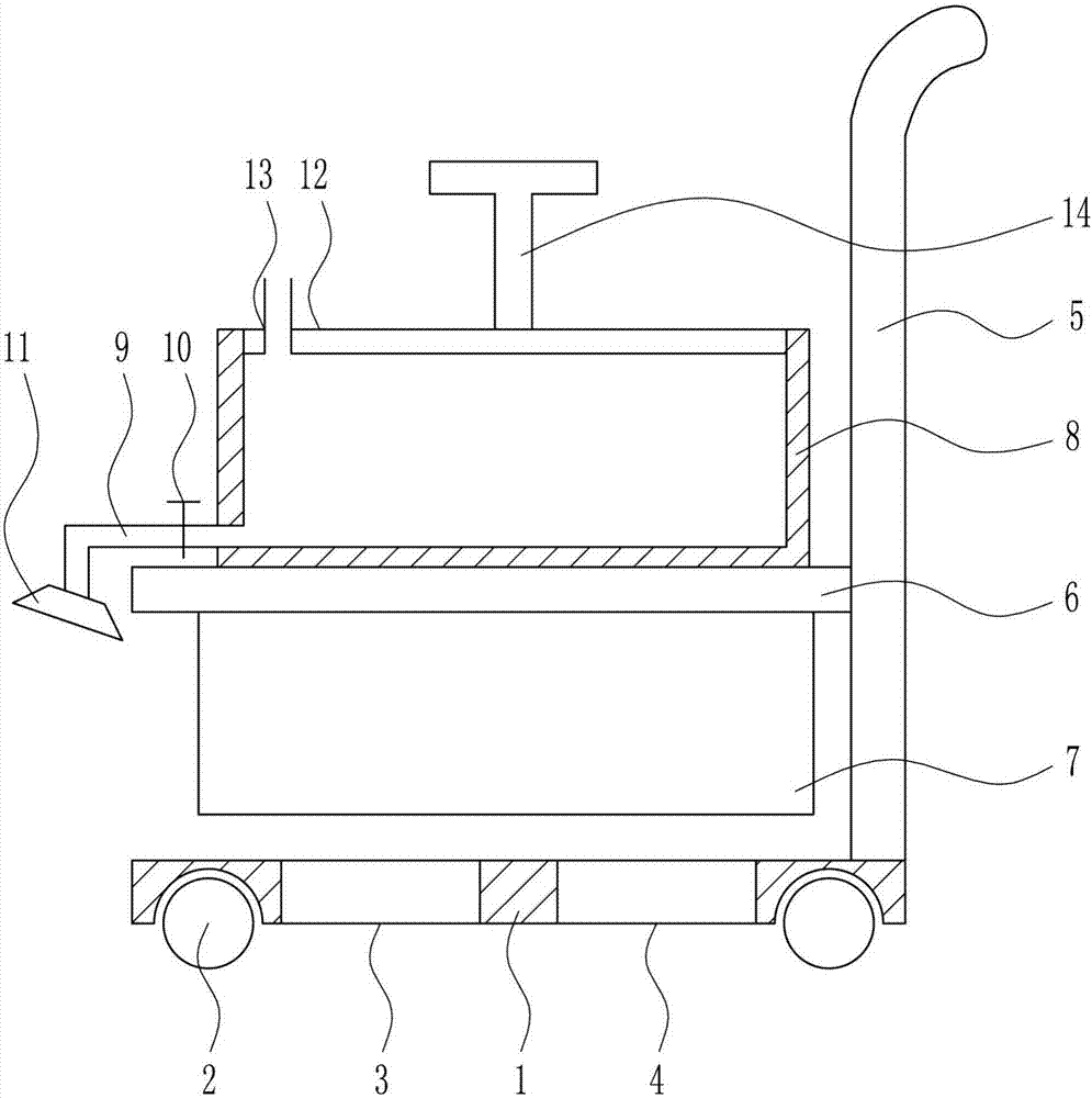 Brush sweeper convenient to dismount and wash