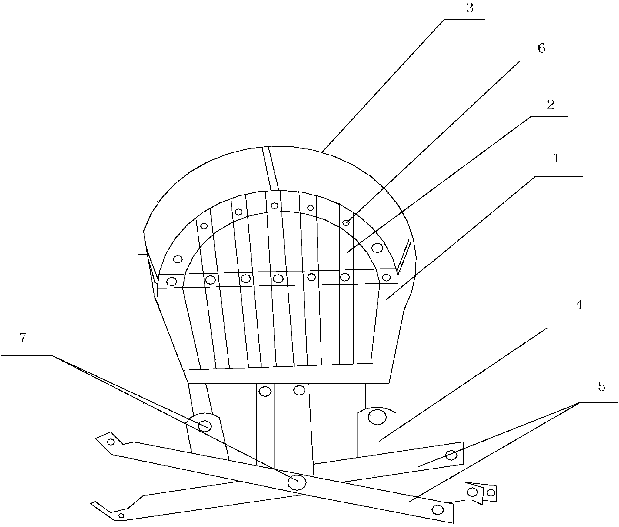 Standing device capable of changing directions at will