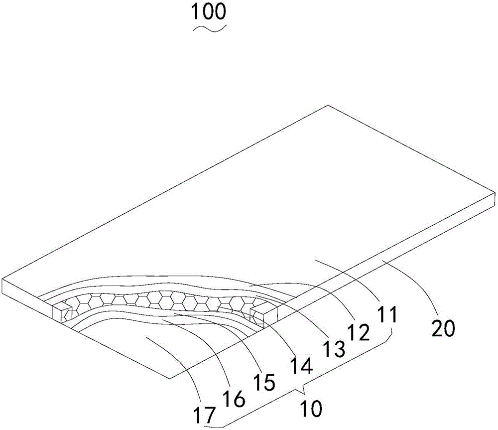 Cellular sandwich structure and production method thereof