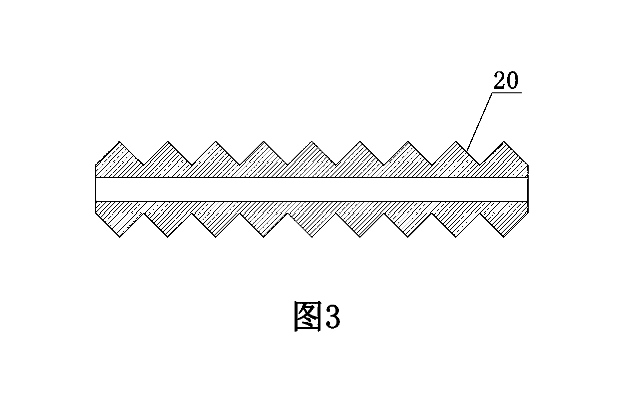 Production equipment and method of self-adhesive layer band