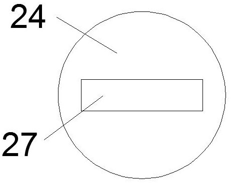 A chip collection device at the bottom of a turning machine tool