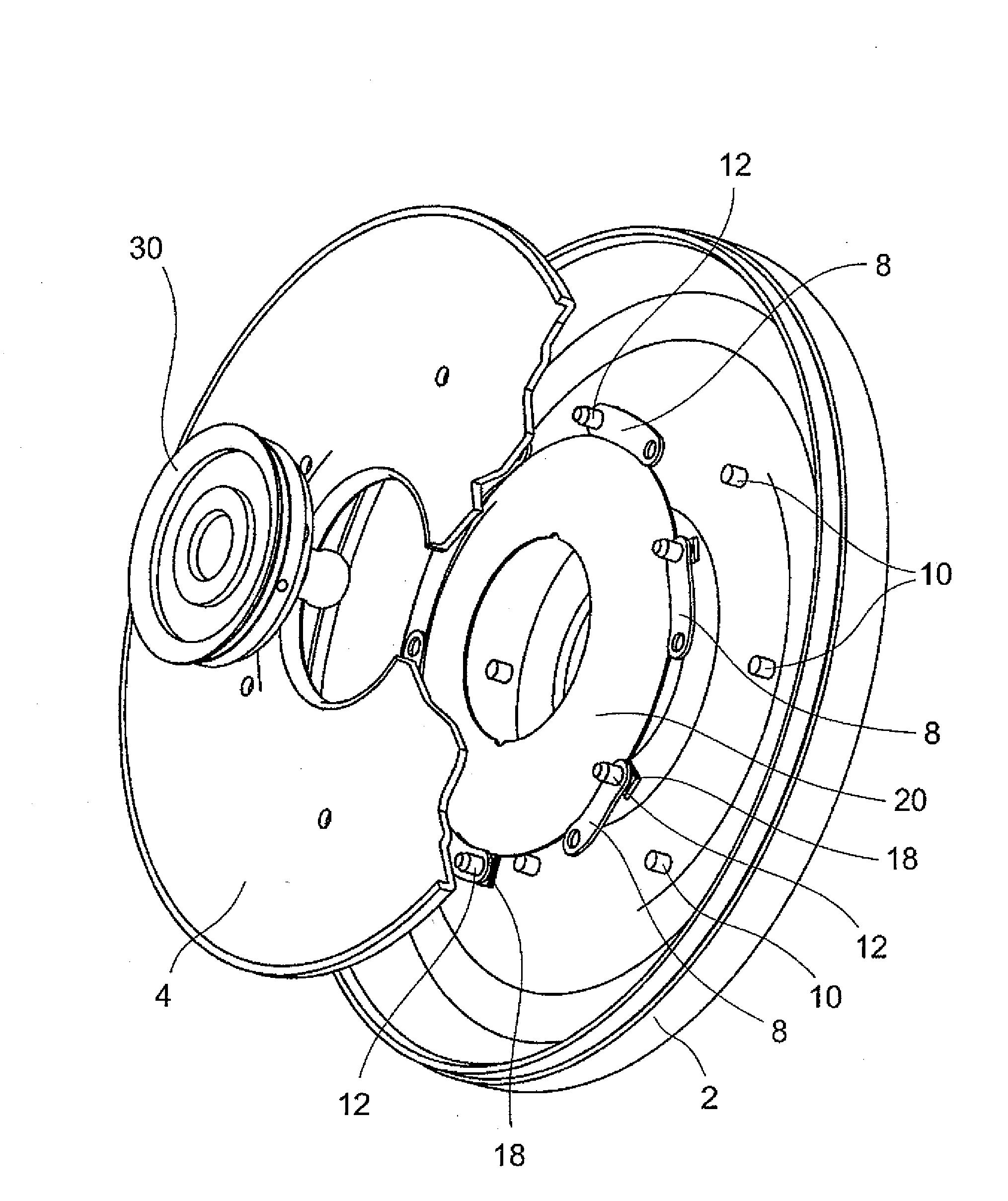 Housing-Piston Assembly for a Coupling Device and Assembly Method