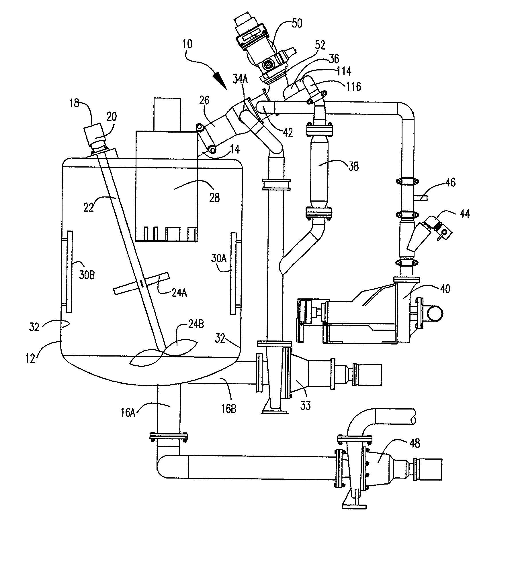 Cement mixing system for oil well cementing