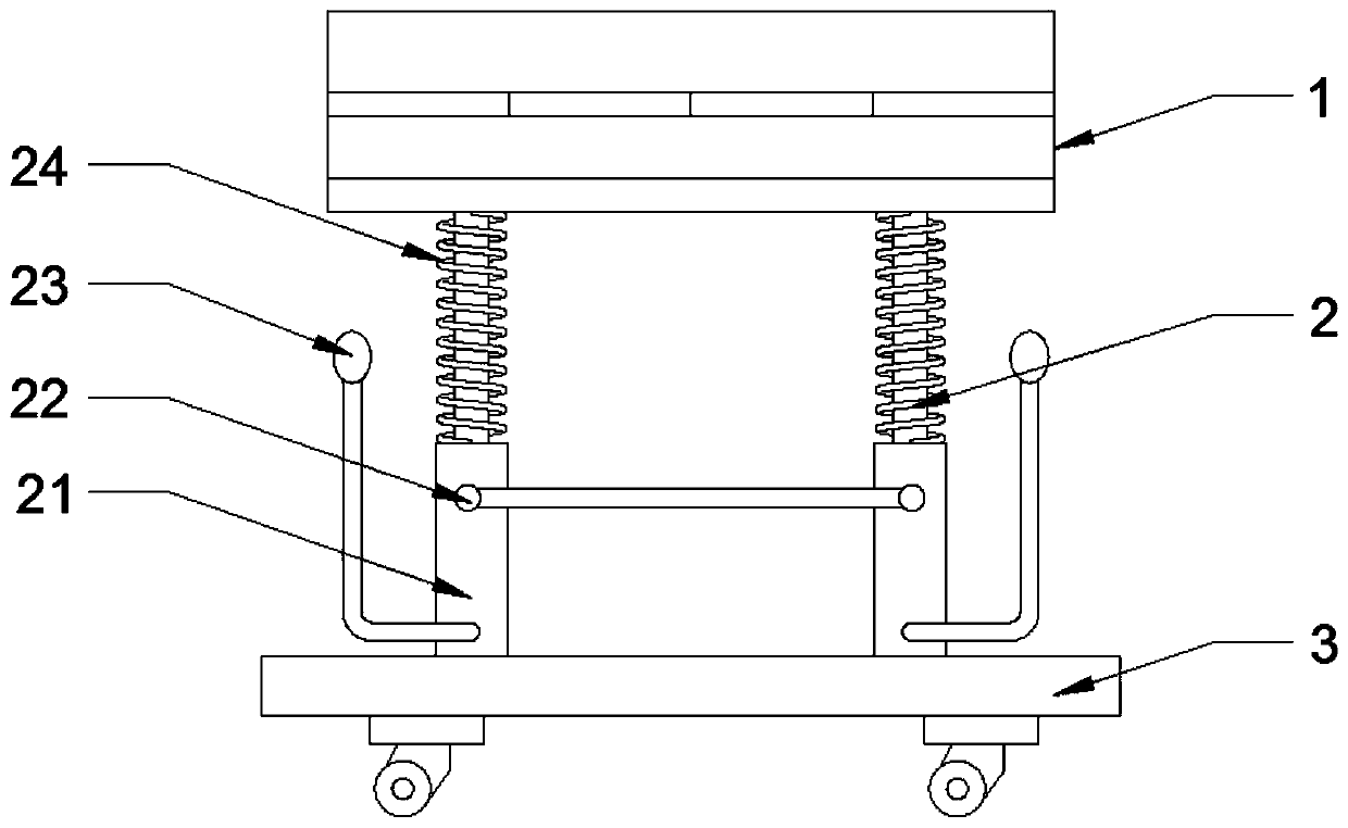 Fixing device for hemodialysis nursing