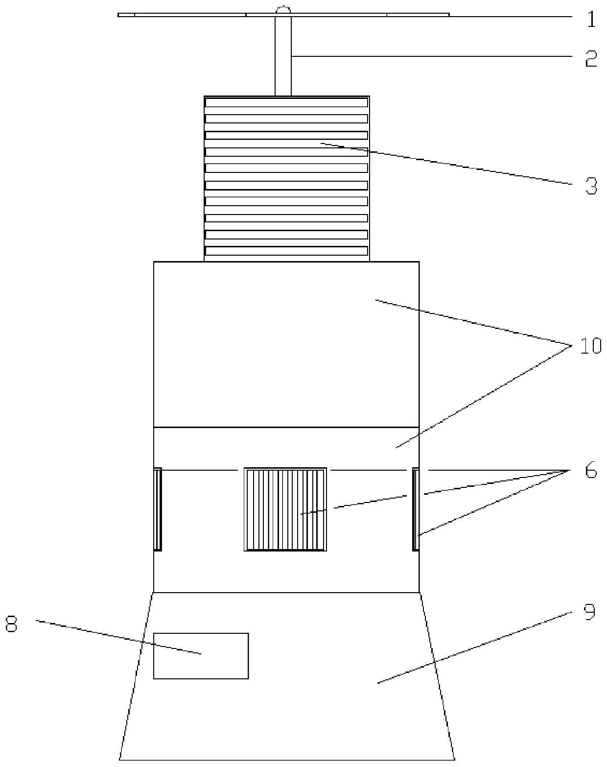 Regional purifying environmental protection landscape lamp