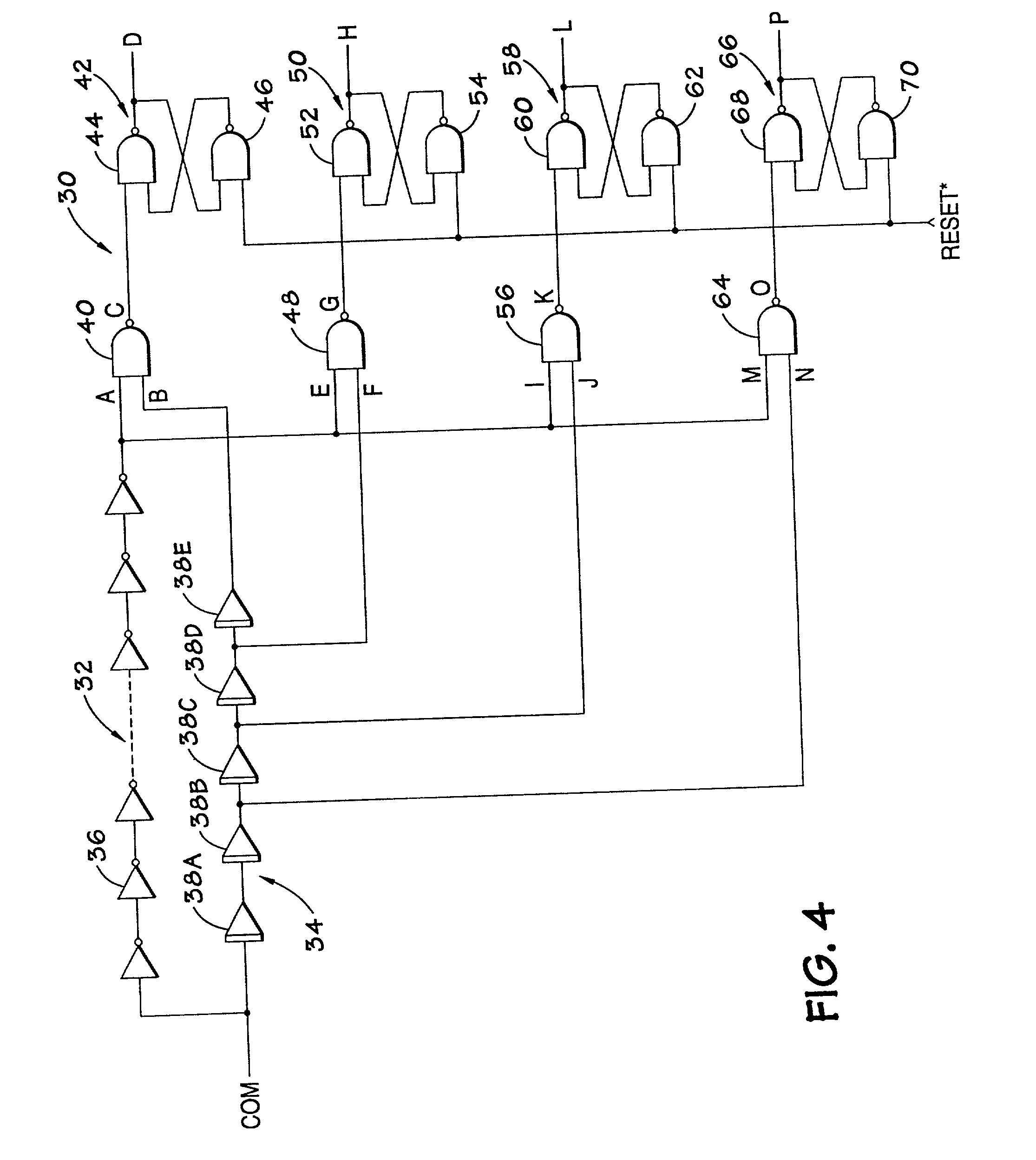 Comparator for determining process variations