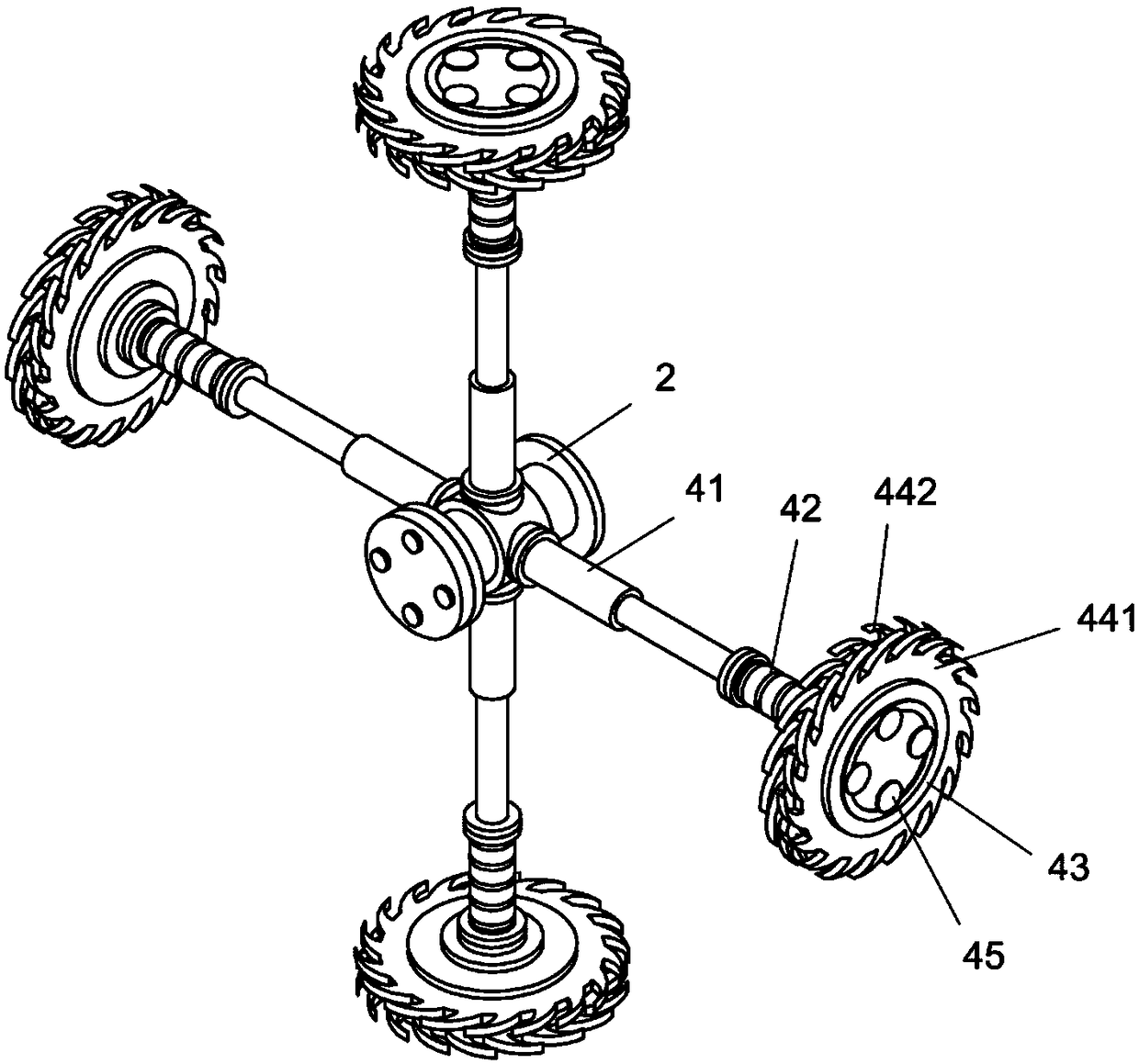 Pipe dredging device