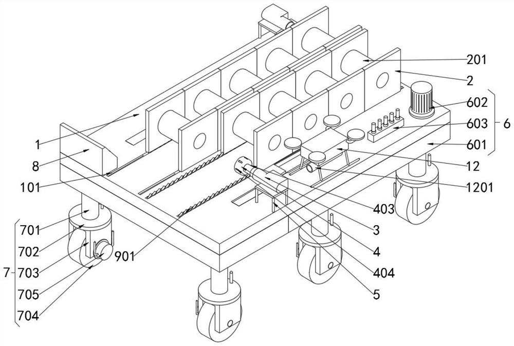 Auxiliary erecting device for high-altitude power transmission line