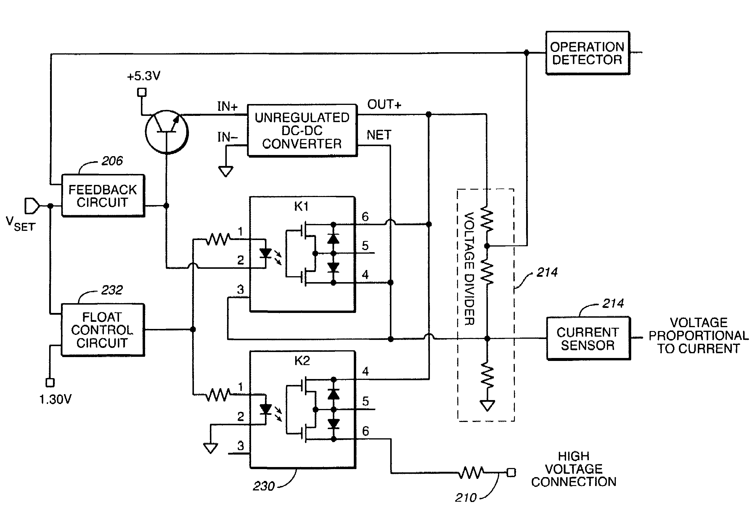 Modular high voltage power supply for chemical analysis