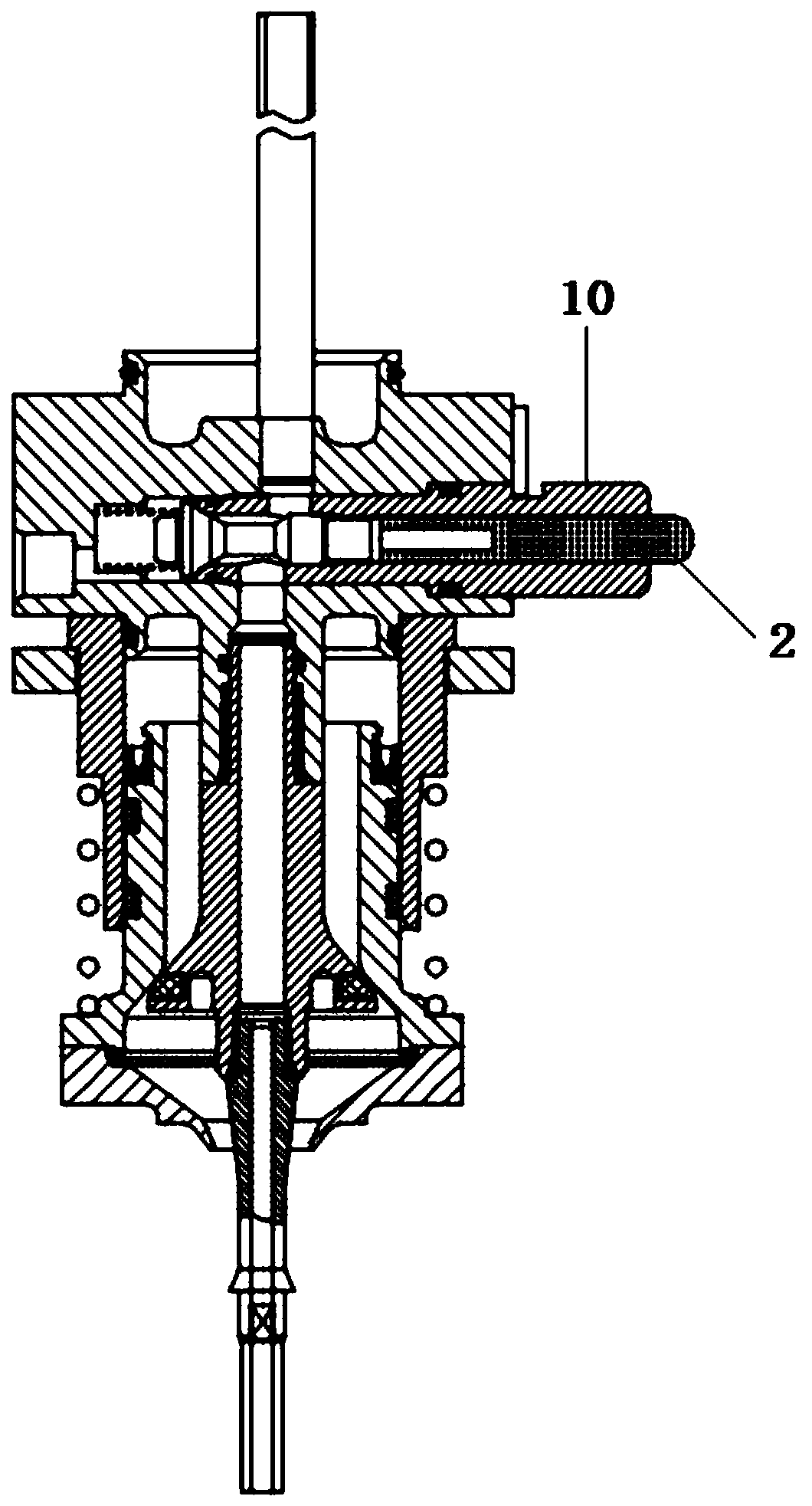Guide ceramic valve rod for filling valve and filling valve with same
