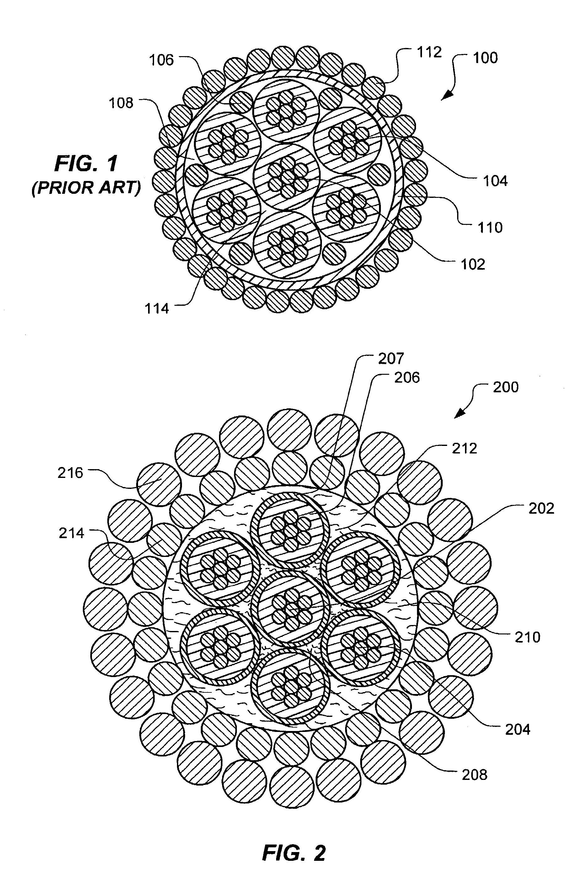 High temperature electrical cable having interstitial filler