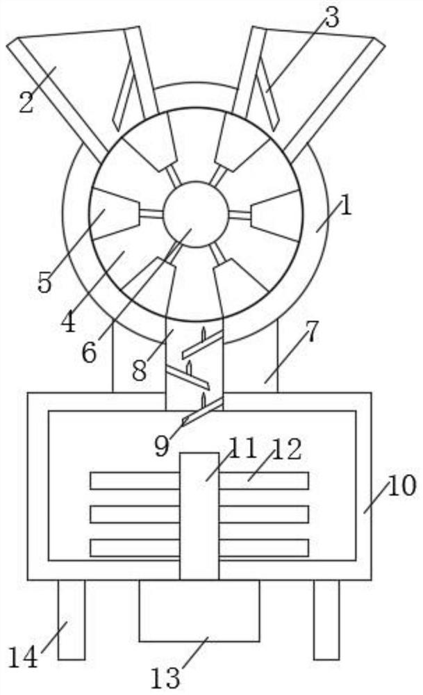 Mixing device for breeding