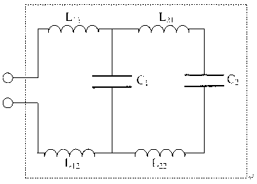 Pulse forming network based on double-capacitor structure