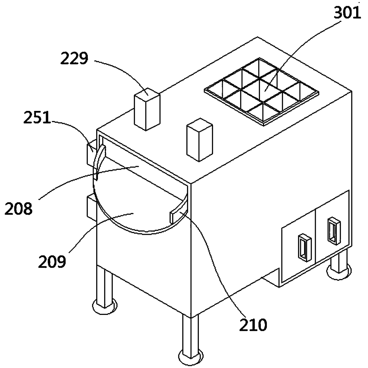 Multifunctional instrument cleaning device for medical treatment