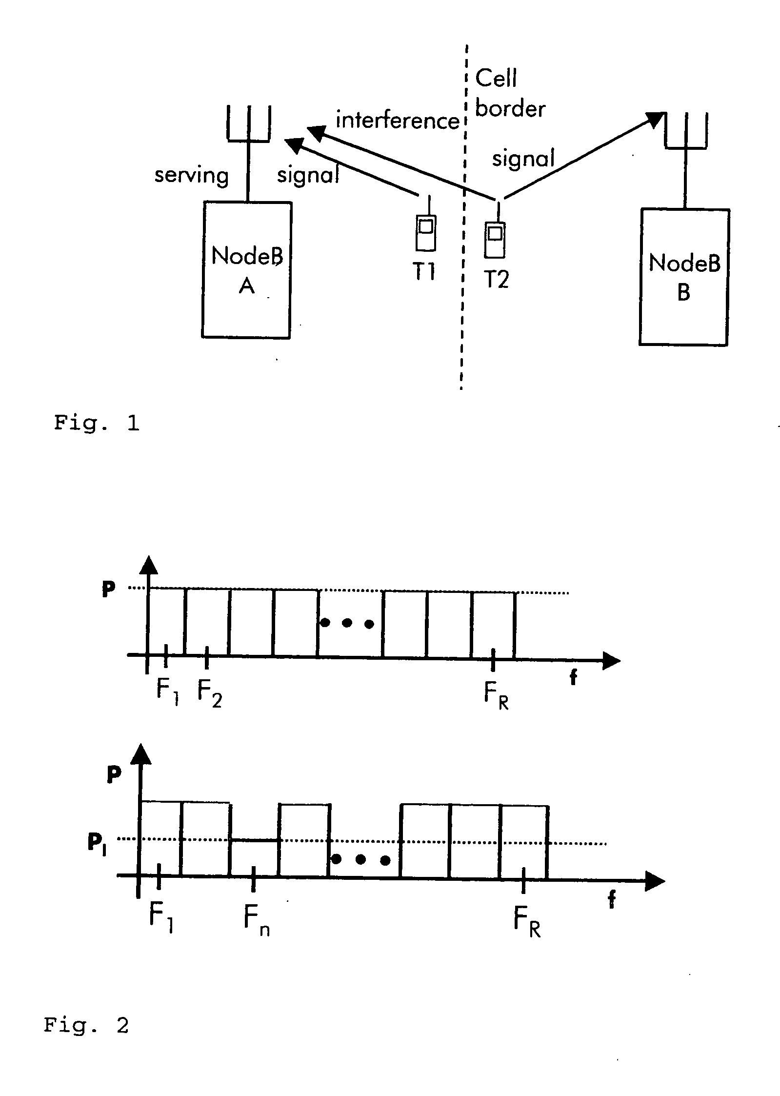 Method for uplink interference coordination in single frequency networks, a base station, a mobile terminal and a mobile network therefor