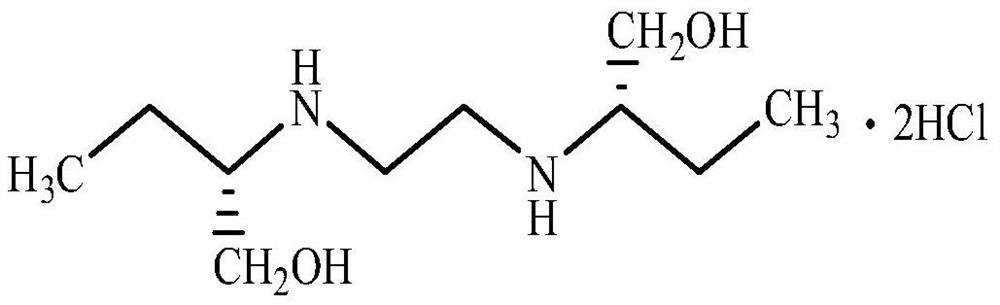 A kind of method of synthesizing ethambutol hydrochloride