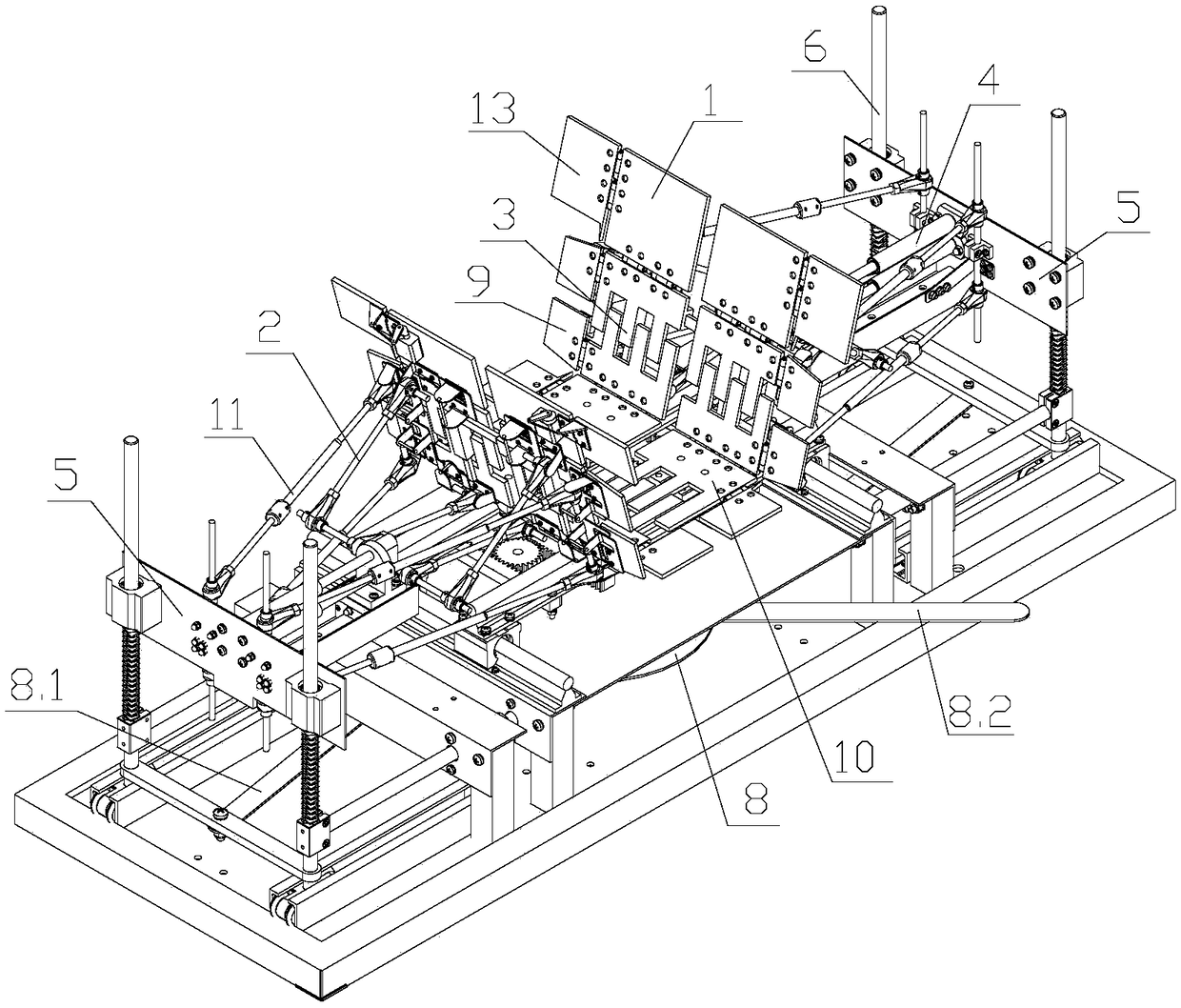 Stiffness gradient trigger gift box packing machine