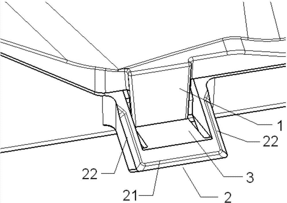 Repeatedly detachable buckle structure