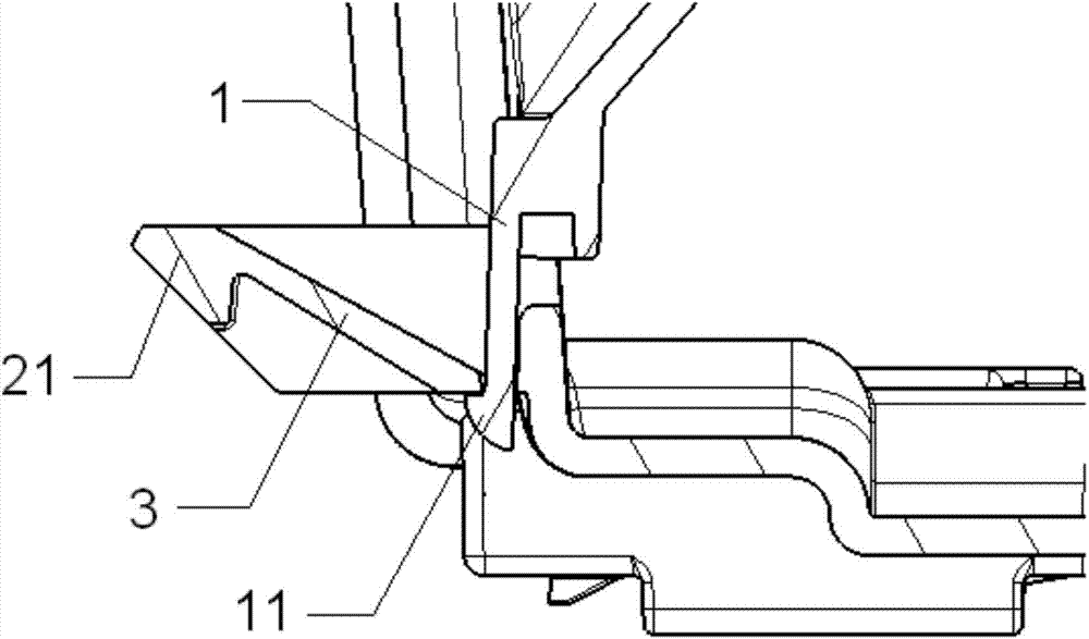 Repeatedly detachable buckle structure