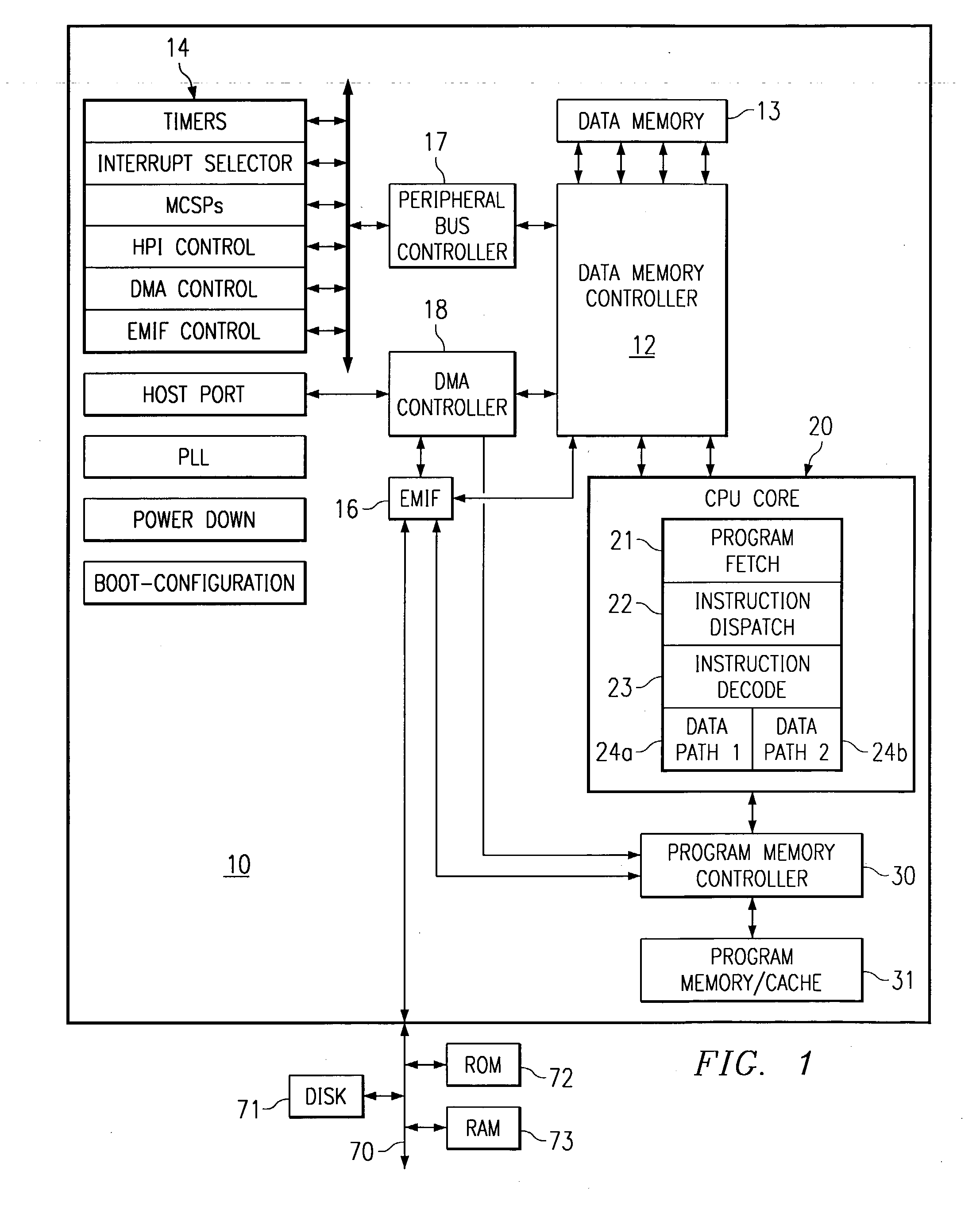 Apparatus and method for improved execution of a software pipeline loop procedure in a digital signal processor