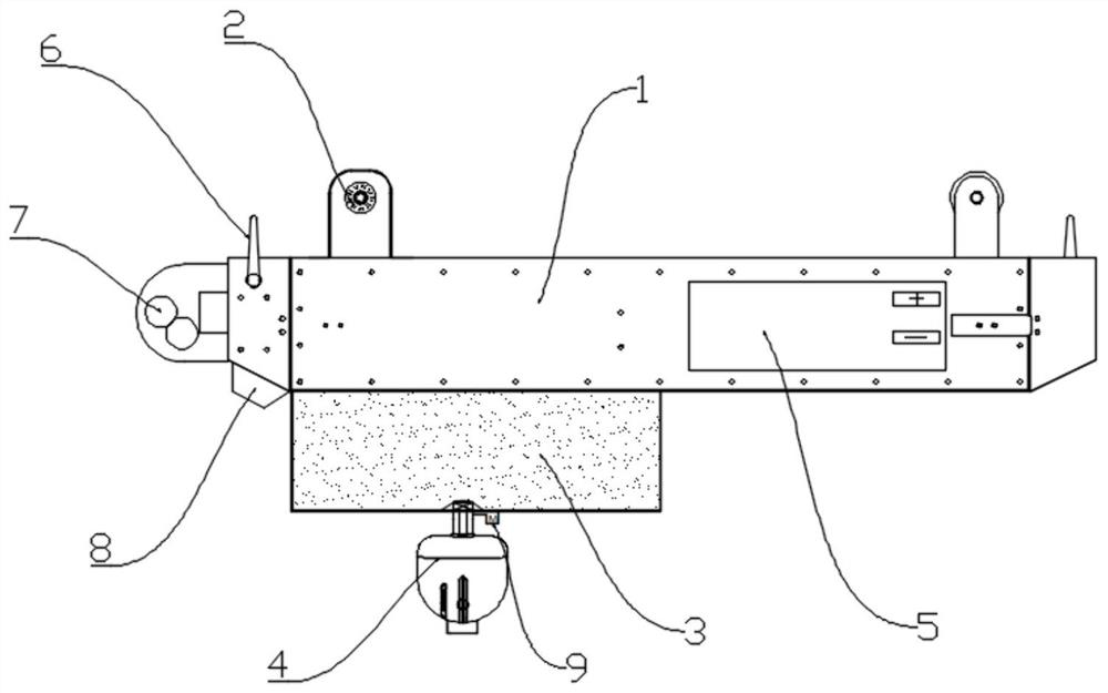 Overhead rail AI artificial intelligence inspection robot and positioning fire extinguishing method of robot