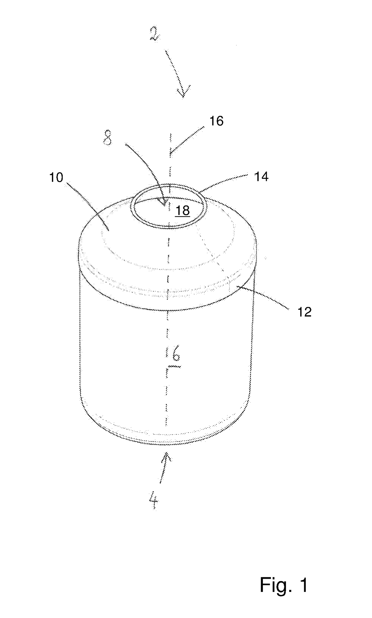 Pouring Container for Storing Pourable Foodstuffs