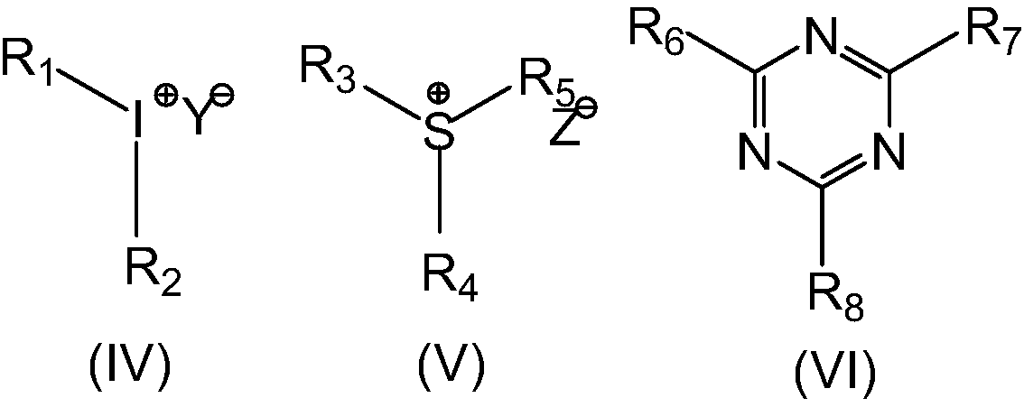 Photoresist composition comprising poly (p-hydroxy styrene) oxetane resin used as film formation resin