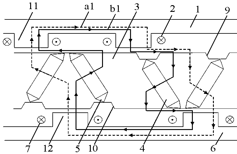 A dual-stator field-modulated permanent magnet motor suitable for electric tractors