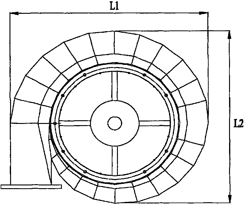 Direct connection low-speed small-scale mixed-flow turbine applied in hydrodynamic energy-saving cooling tower