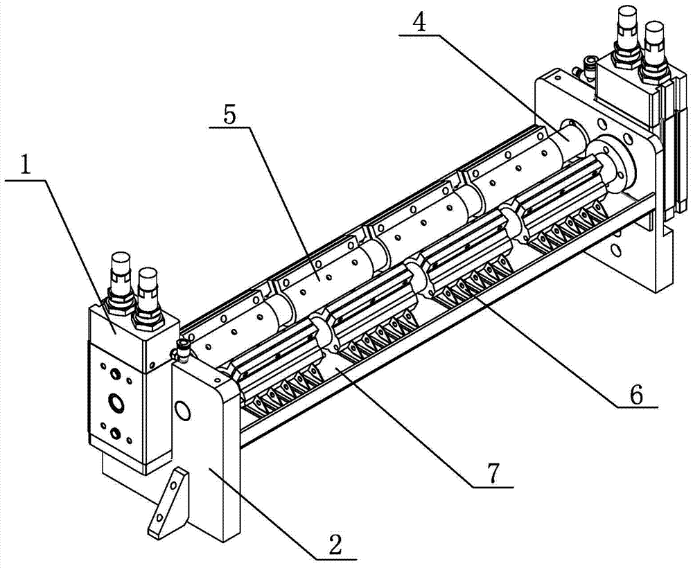 Rotary slotting mechanism for plastic ampoules