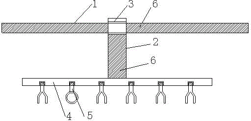 Movable electroplate hanger