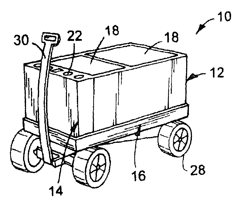 Beach cart system