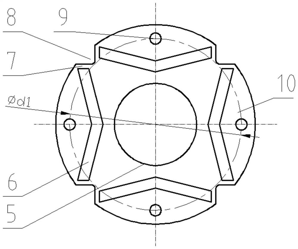 High-speed embedded permanent magnet synchronous motor rotor structure