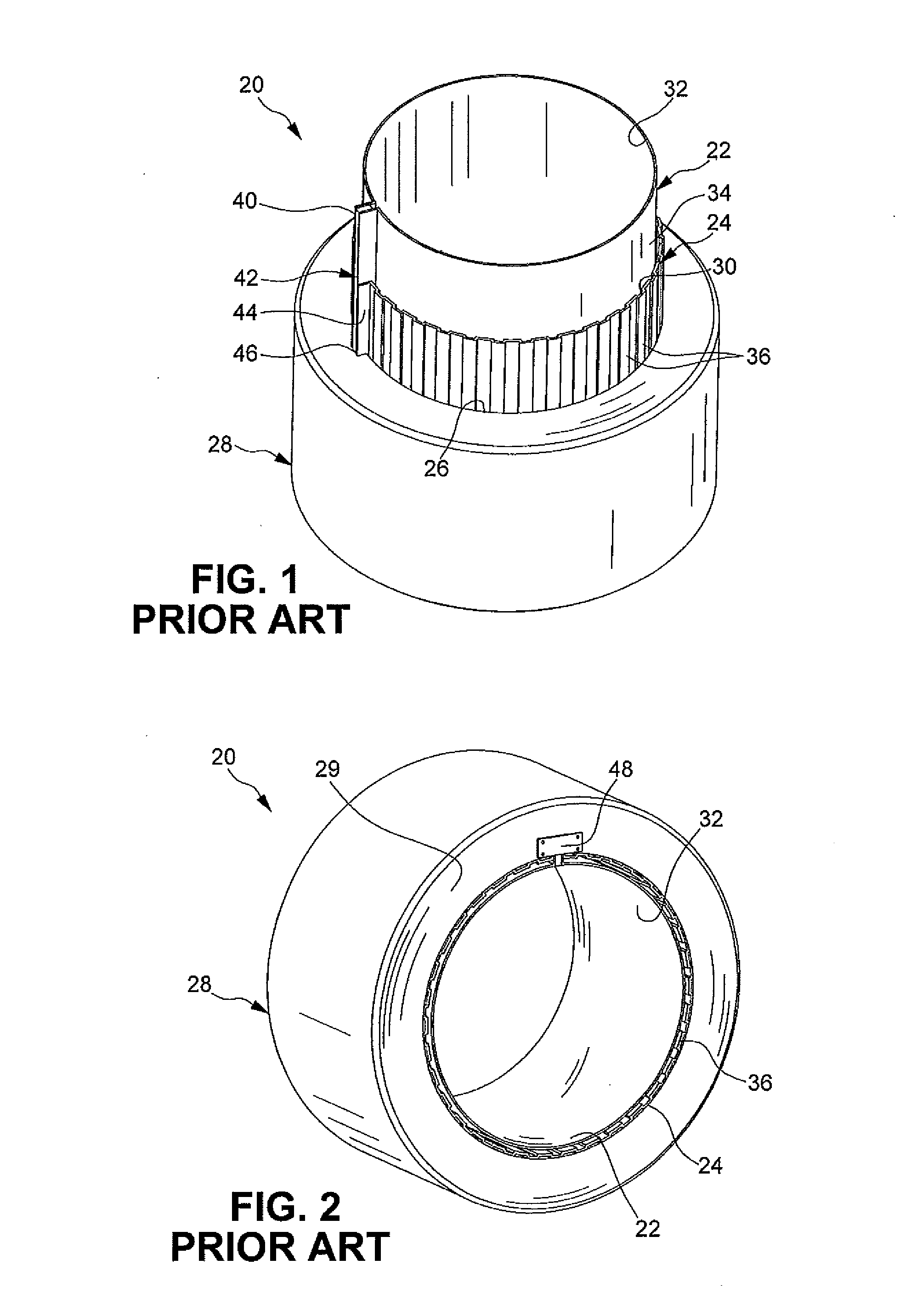 Keyless/grooveless foil bearing with fold over tab