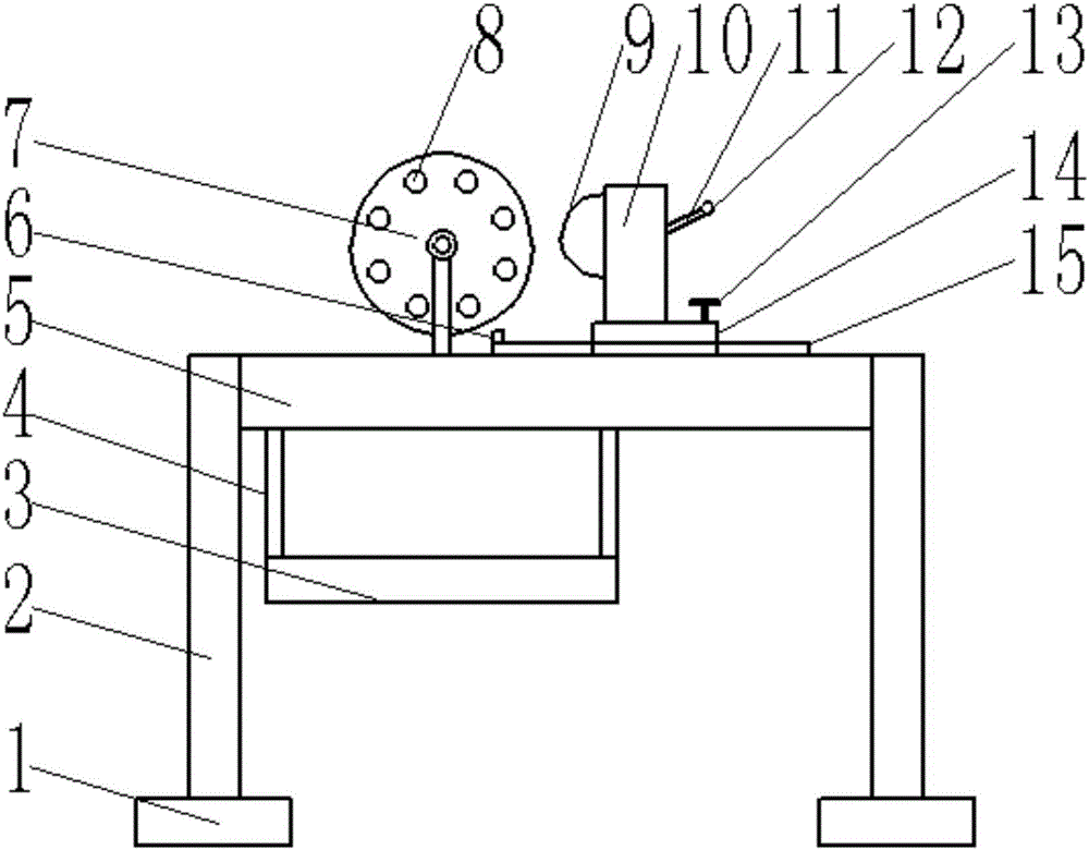 Plastic pipe cutting device with receiving barrel