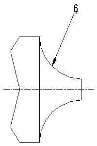 Single disc half torus type continuously variable transmission