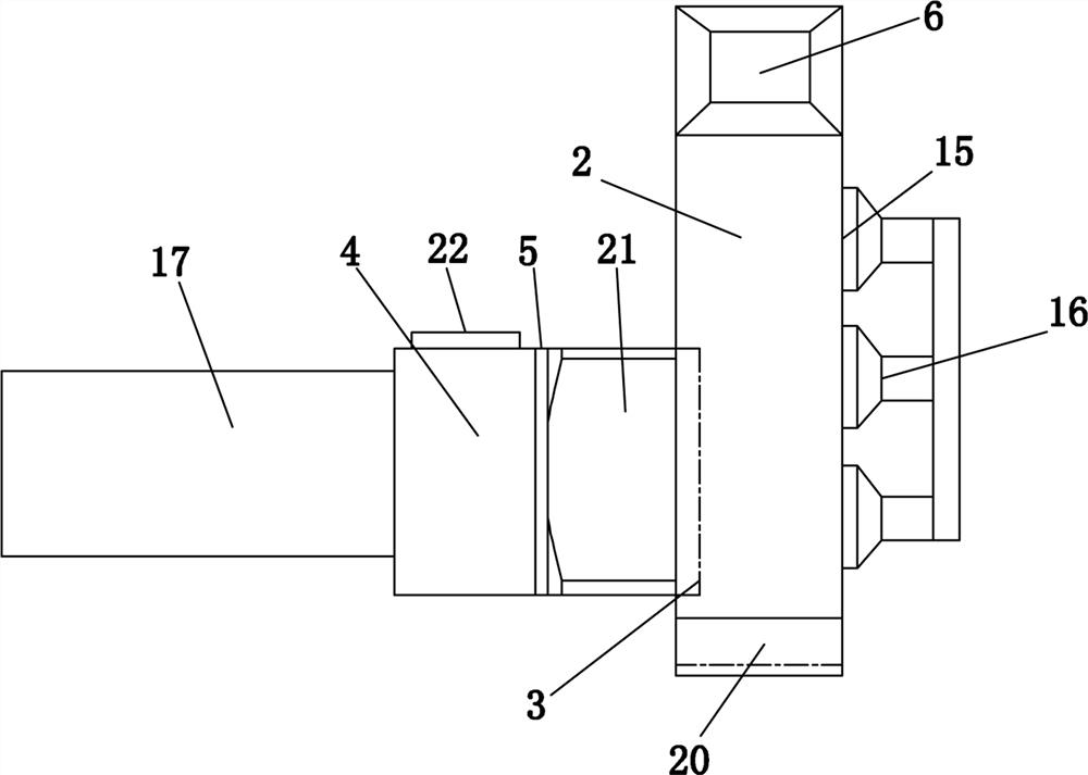 Air floating garbage winnowing machine