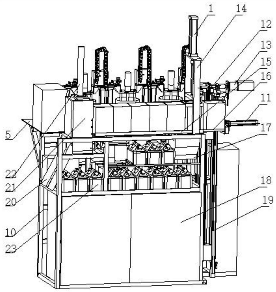 Automatic polyurethane color-matching stirring processing system and method