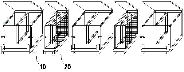 A kind of combined beehive and using method thereof