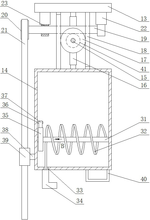 A green new energy electric vehicle charging device