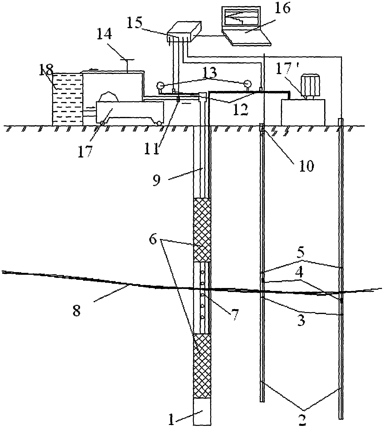 Field test system for transfusion, stress and deformation coupling characteristics of jointed rock mass